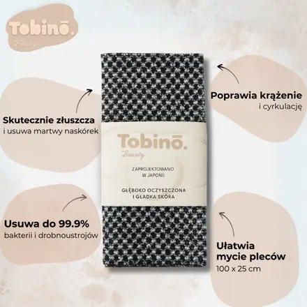 Ręcznik Tobinō w opakowaniu