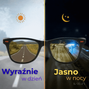 DayNight 2.0 - Okulary Noktowizyjne do Jazdy Nocą + pokrowiec GRATIS!