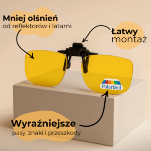 Nakładki na okulary korekcyjne do jazdy nocą DayNight