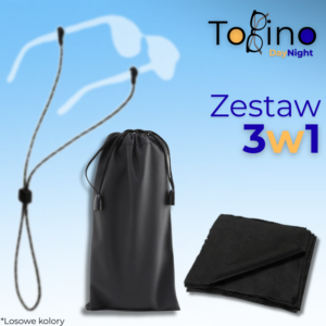 3w1 Zestaw Ochronny - sznurek, woreczek, ściereczka