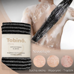 Japoński Ręcznik Tobinō Do Mycia Ciała - Złuszcza, Ujędrnia i Odmładza Skórę